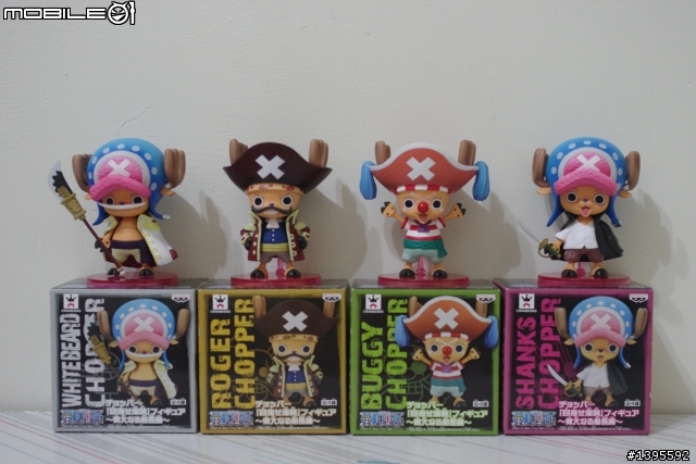[開箱]WHITEBEARD/BUGGY/ROGER/SHANKS * CHOPPER♥