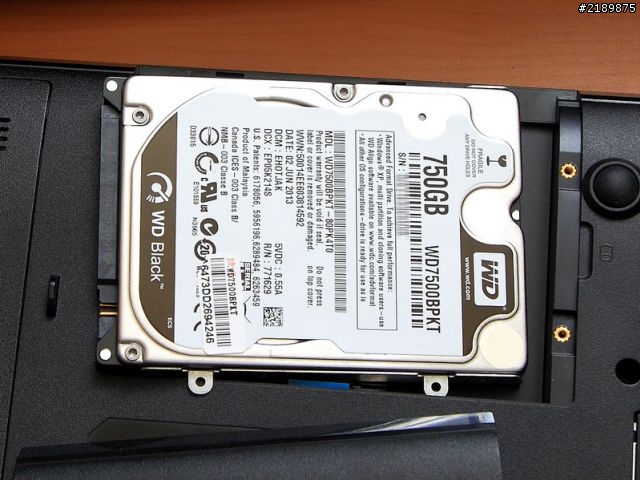 [分享] 筆電換WD 黑標 2.5吋 750G WD7500BPKT簡測