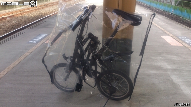 自己手工縫製透明攜車袋