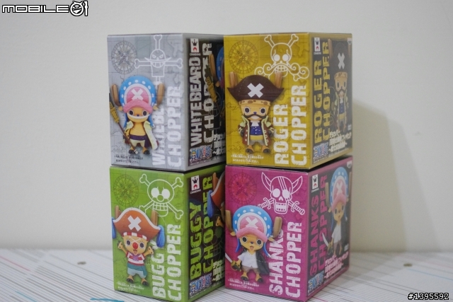 [開箱]WHITEBEARD/BUGGY/ROGER/SHANKS * CHOPPER♥