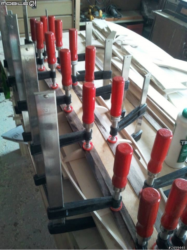 DIY木製衝浪板