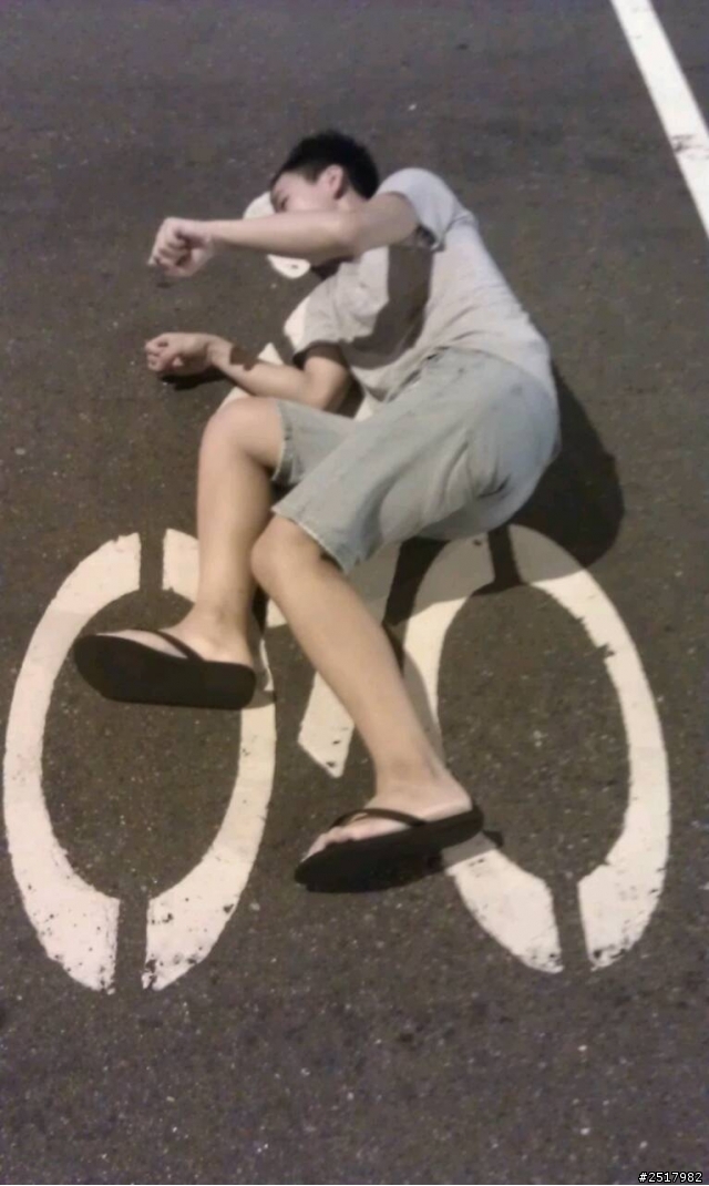 我朋友想騎真的腳踏車!!