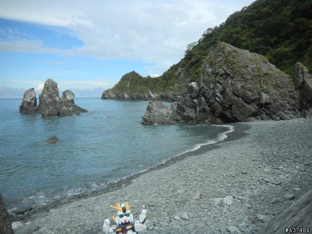 鋼彈菜籃車的宜蘭東澳一日遊