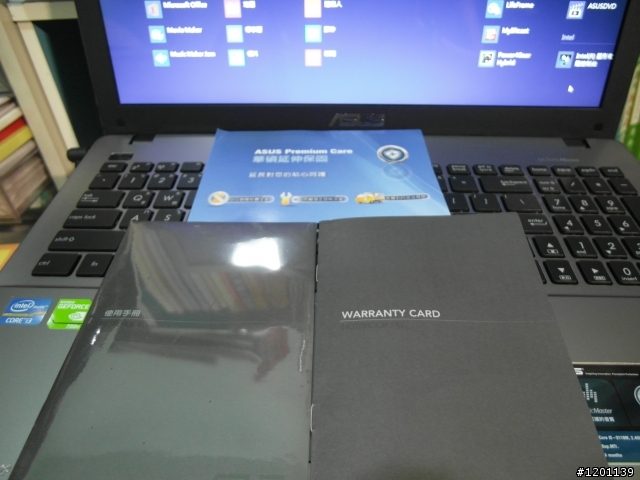 [開箱] ASUS X550VC i3-3110M GT720 2G HDD500GB 5400轉 RAM 8G 1600 Win8