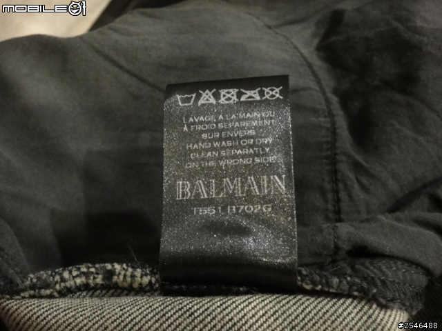 [簡易開箱之二]Balmain FW13 geometric jeans