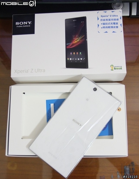 SONY Xperia Z Ultra 白 不專業小開箱