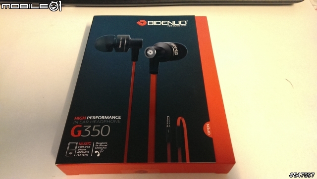 BIDENUO G350 高CP質平價手機專用耳機(開箱文)