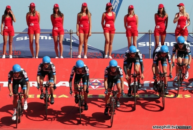 2013 Vuelta, 環西班牙大賽, 第一站, Vilanova de Arousa → Sanxenxo, 27.4公里(TTT)