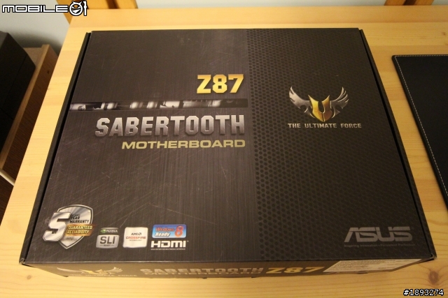 [開箱] ASUS 五年保固 TUF 系列 SABERTOOTH Z87