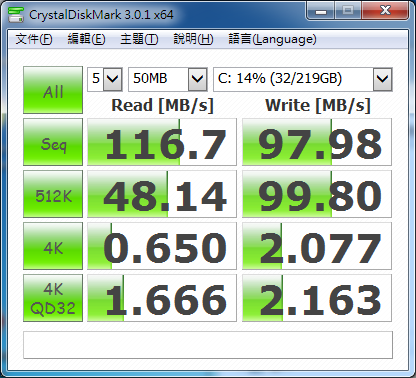 [分享] 筆電換WD 黑標 2.5吋 750G WD7500BPKT簡測