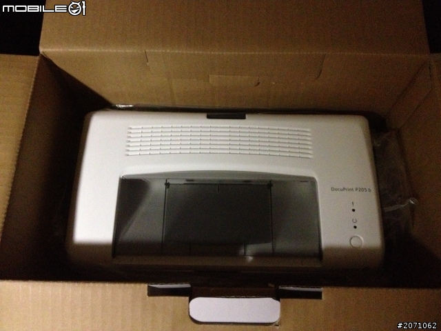 FujiXerox DocuPrint P205b S-LED黑白雷射印表機，不及格開箱