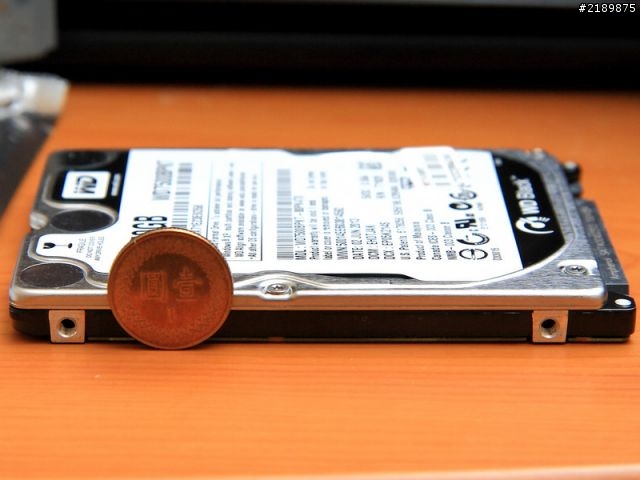 [分享] 筆電換WD 黑標 2.5吋 750G WD7500BPKT簡測