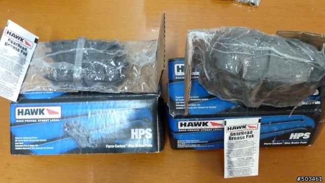 FORESTER煞車來令換成美國代購的 HAWK HPS