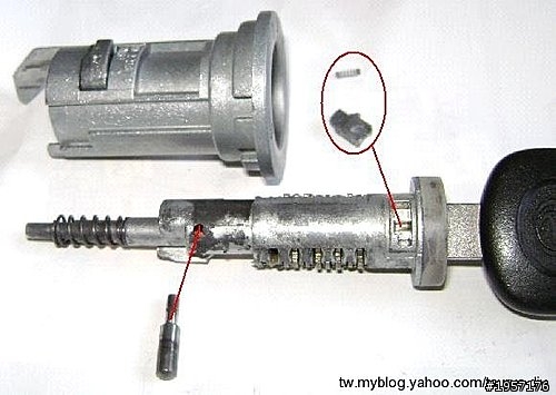 matiz的電門鎖鎖蕊維修心得