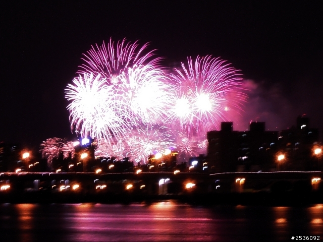 我盡力了！之「夜間＋遠距＋手持拍攝」大稻埕煙火節