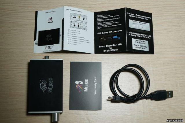 [開箱]MUSE PD1+ 隨身DAC耳機擴大機