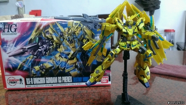 GUNDAM UC 03 PHENEX(三號機不死鳥)素組開箱!