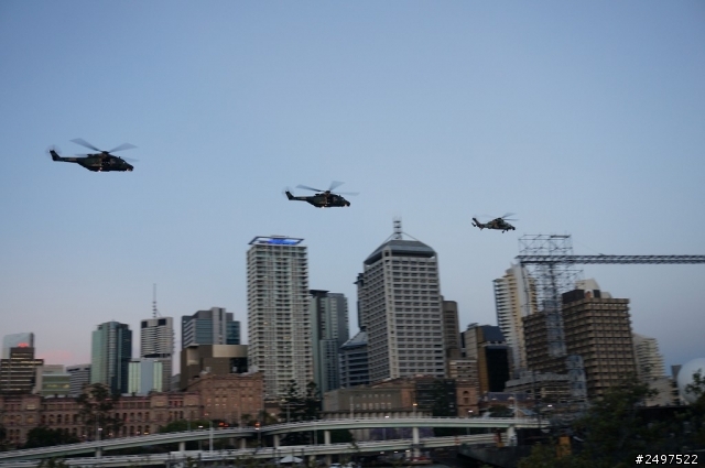 澳洲布里斯本節Air Show - F/A-18 /NH-90 /ARH Tiger
