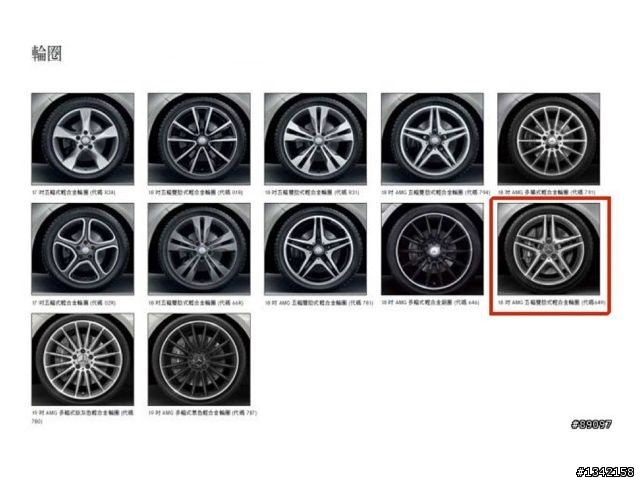 CLA45 AMG 選配表
