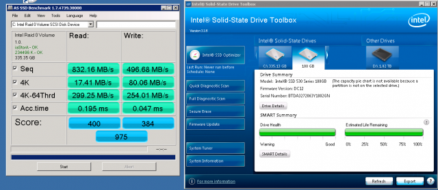 intel 520 raid 0  VS intel 530 raid 0  ?????