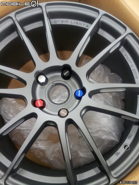 分享我的新圈~全新 RAYS 57xtreme sp spec mp 輕量化 8點多公斤 (訂好久~鋁圈到時車也賣掉了,全世界缺貨)