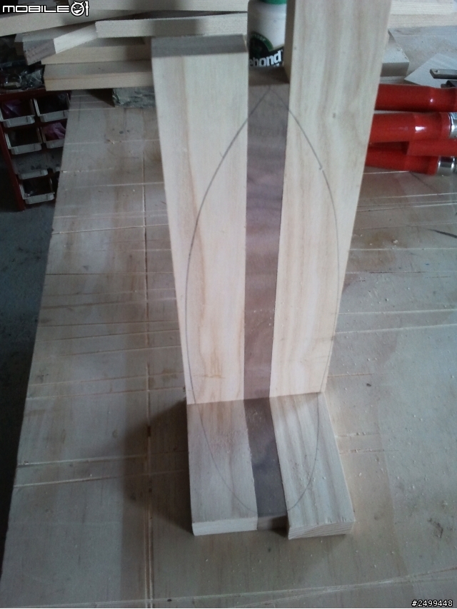 [KIRIN WOOD] 衝浪板書擋 (9/12更新成品照)