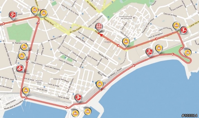 2013 Vuelta, 環西班牙大賽, 第12站, Maella → Tarragona, 164.2公里
