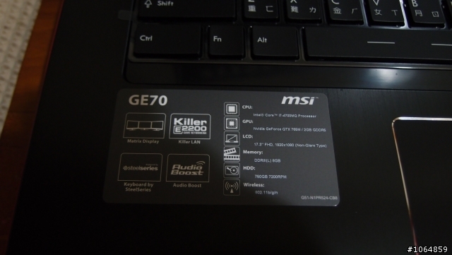 GE70超簡單開箱文