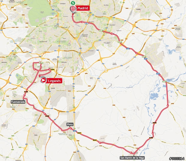 2013 Vuelta, 環西班牙大賽, 第21站, Leganés / Parquesur → Madrid, 109.6公里