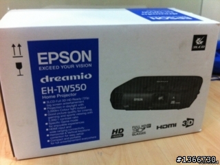 EPSON EH-TW550 行動家庭娛樂液晶3D投影機