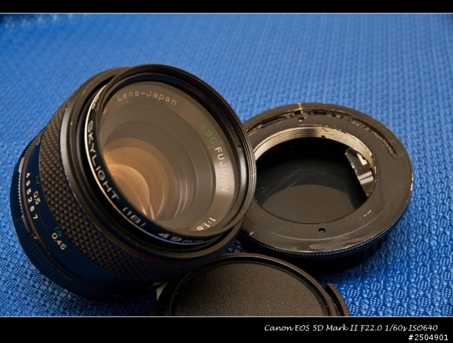 fujinon EBC 55/1.8 轉接記