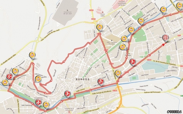 2013 Vuelta, 環西班牙大賽, 第17站, Calahorra → Burgos, 189公里