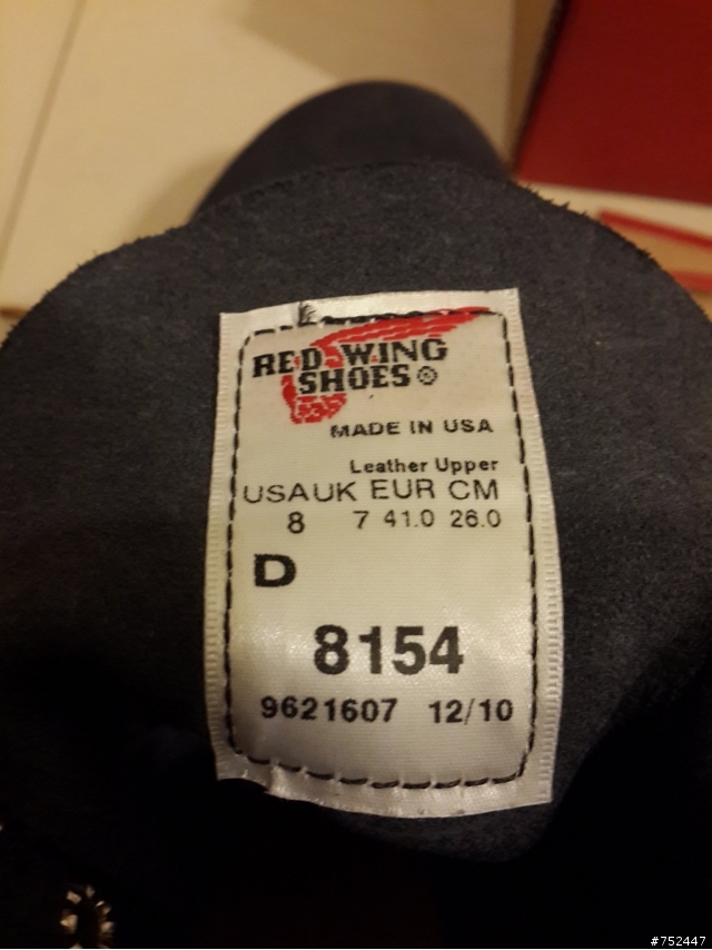 我的第一雙麂皮鞋Red Wing 8154開箱