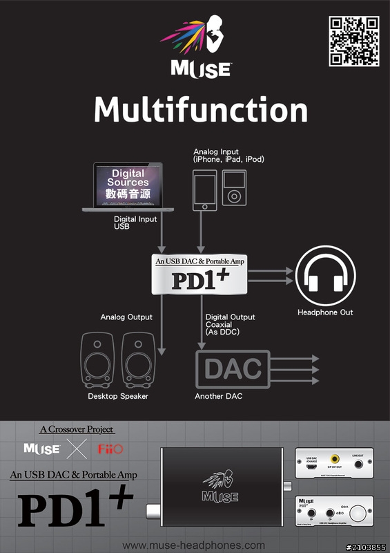 [開箱]MUSE PD1+ 隨身DAC耳機擴大機