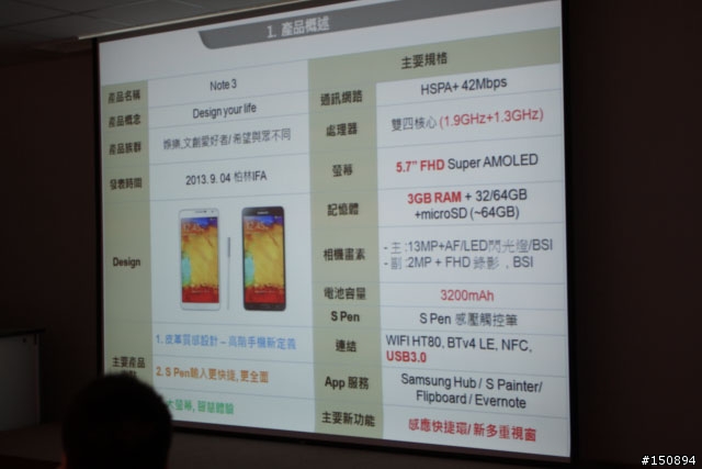 「GALAXY Note 3台灣首場網友體驗會」心得分享