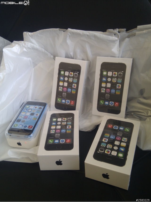iPHONE5S購買曬圖