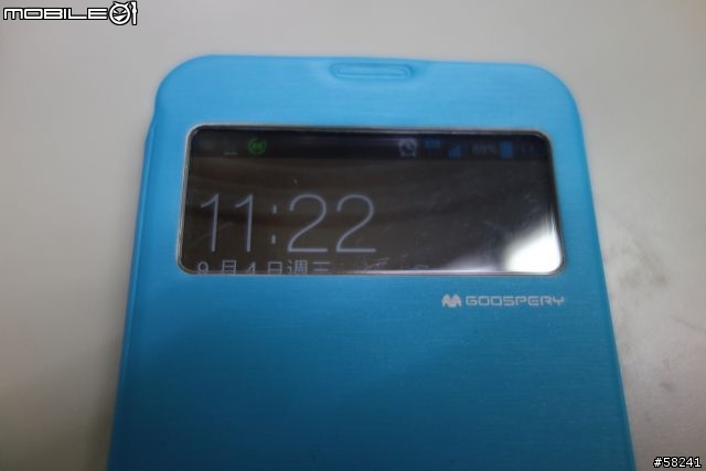 LG G PRO 掀蓋透視皮套使用分享