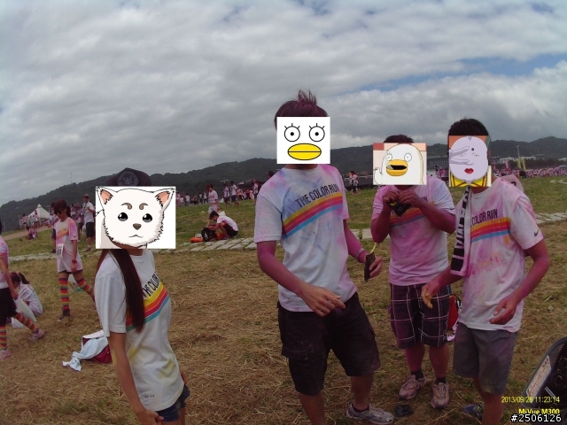 騎U-bike裝Mio小金剛去探班Color run