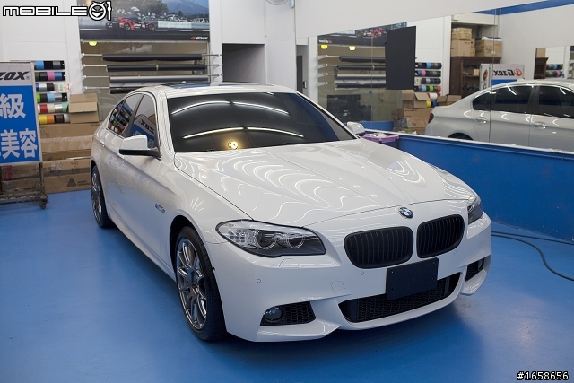 BMW F10 520D 白 M包+鋁圈+鑽石鍍膜 趕在小改款前 來開箱.....