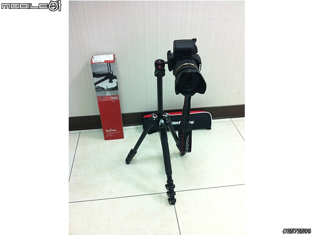 [開箱文] Manfrotto befree 新手腳架開箱文