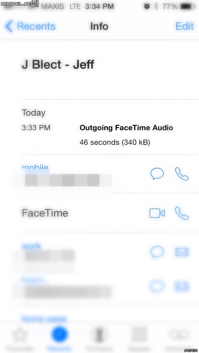 許多人都忽略的 iOS 7 - FaceTime 語音撥電
