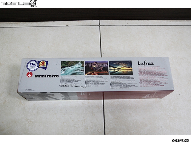 [開箱文] Manfrotto befree 新手腳架開箱文