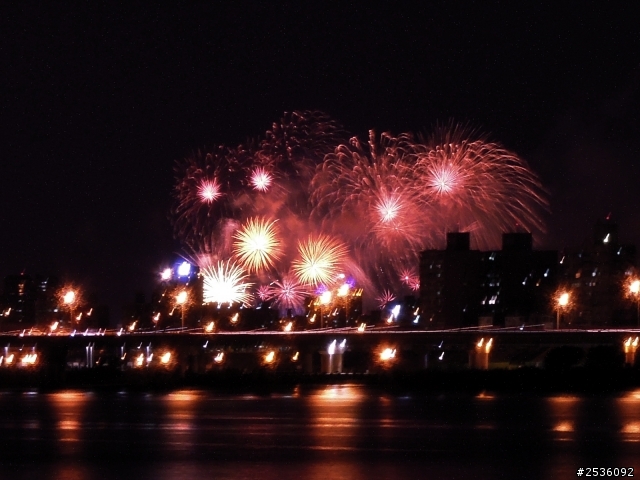 我盡力了！之「夜間＋遠距＋手持拍攝」大稻埕煙火節