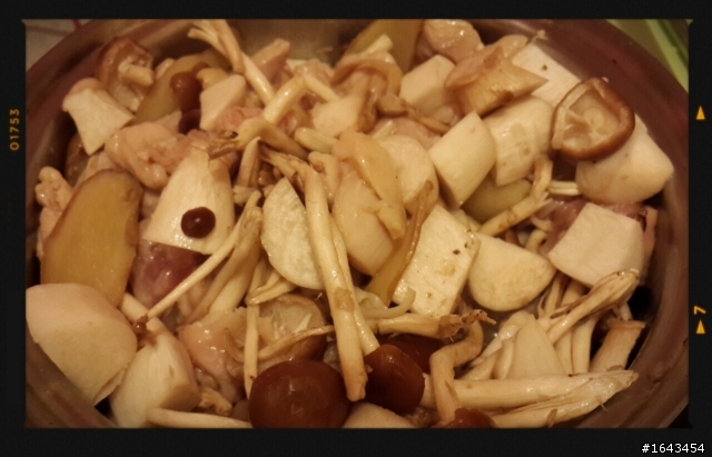 麻油雞菇菇飯