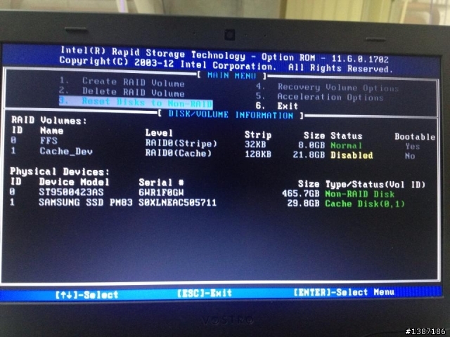 VOSTRO 3460 SSD疑似故障詢問