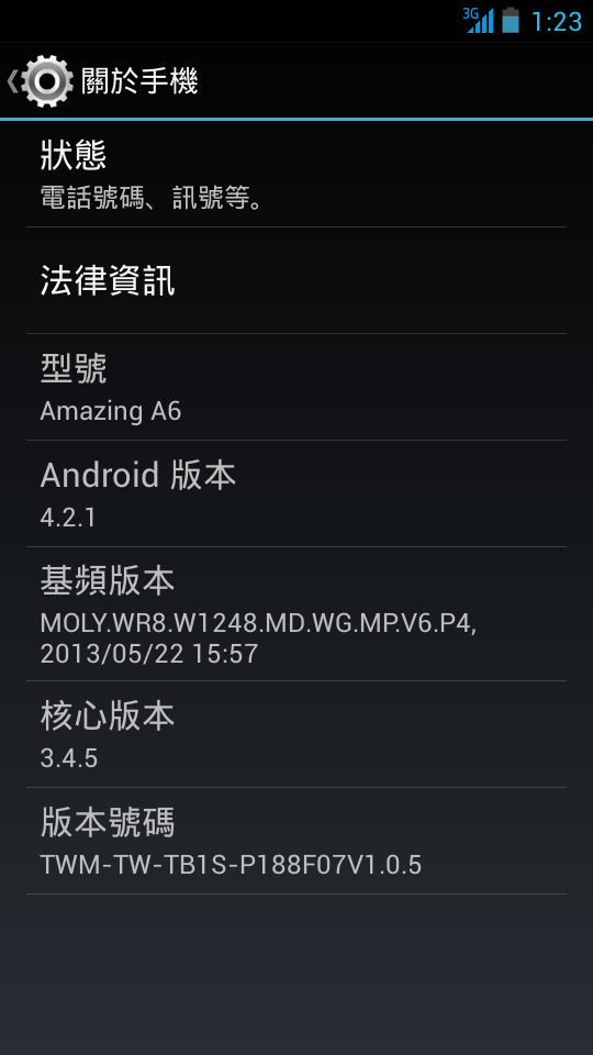 TWM A6 ROOT 及修改Data 2.5G 完成