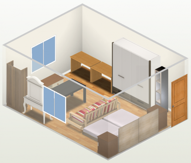 臥房空間擺設問題