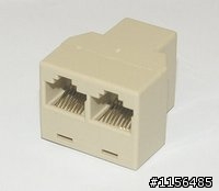 請問網路上有人賣RJ45網路線1分2的接頭，號稱分接出來的兩台電腦同時可上網?