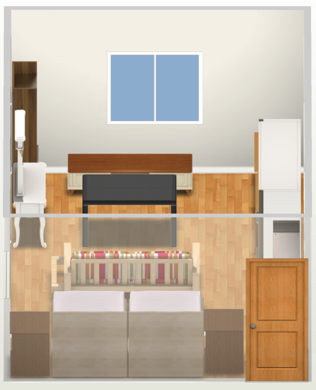 臥房空間擺設問題