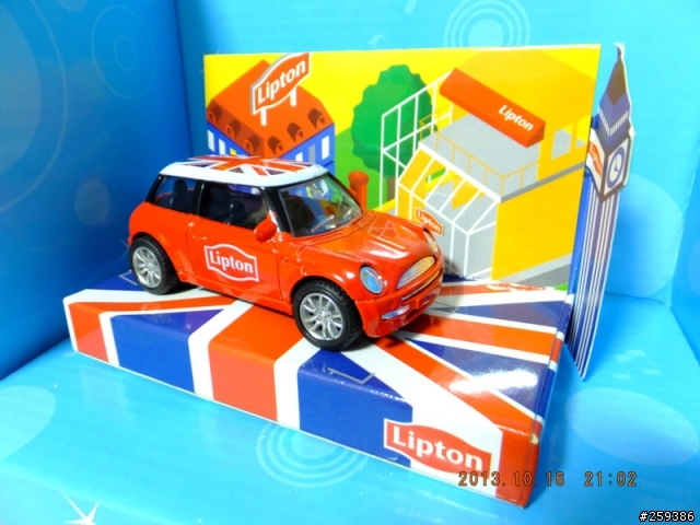 Lipton 立頓 英式 mini cooper 迴力車